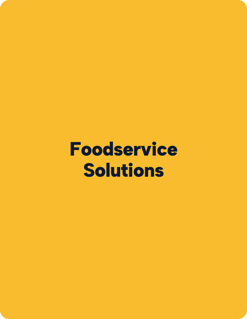 Foodservice Solutions flyer cover